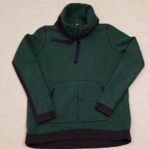 Lululemon 12 cowl neck green blue sweatshirt